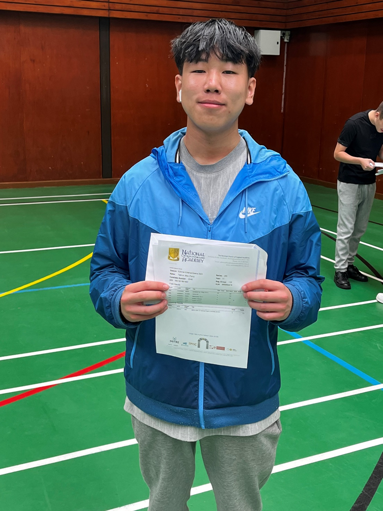 TERRY MAO highest achieving male student
